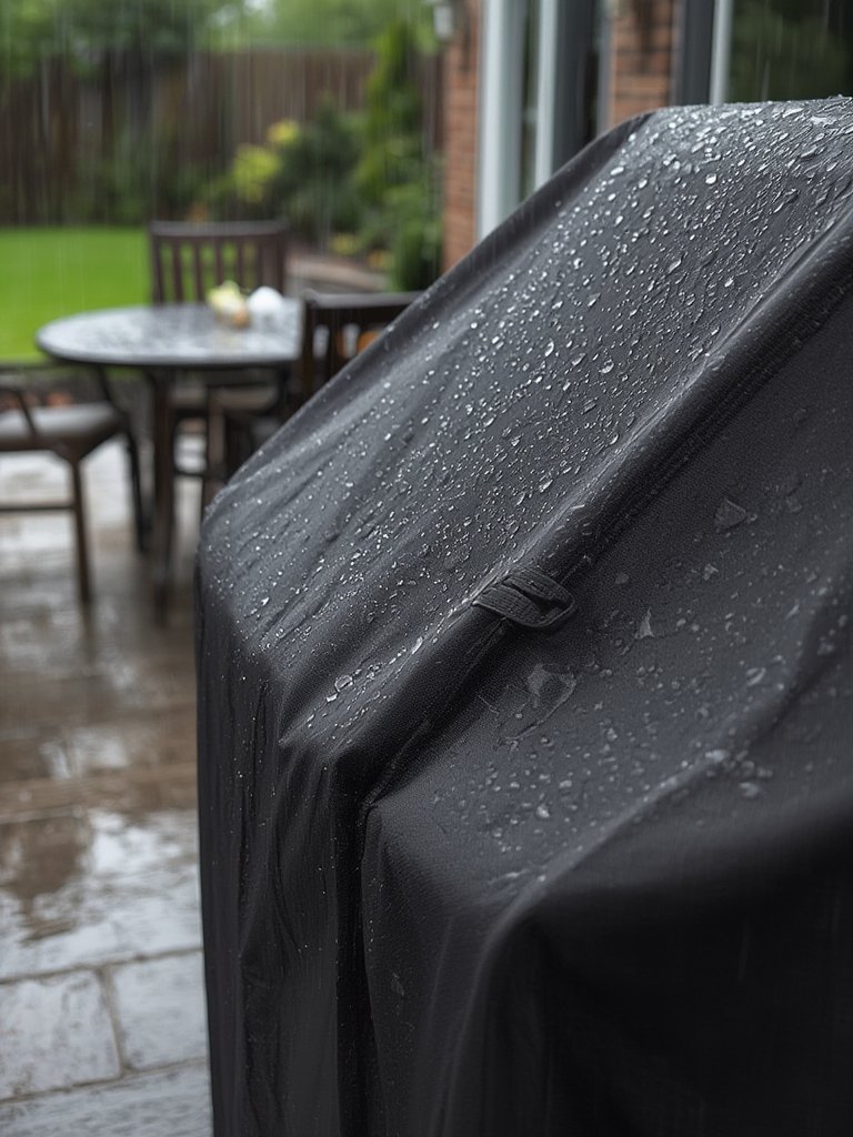 grill cover in action