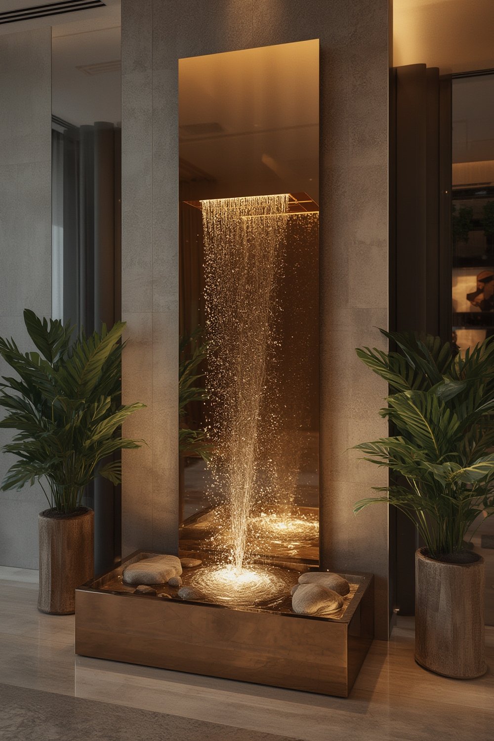 waterfall fountain product view