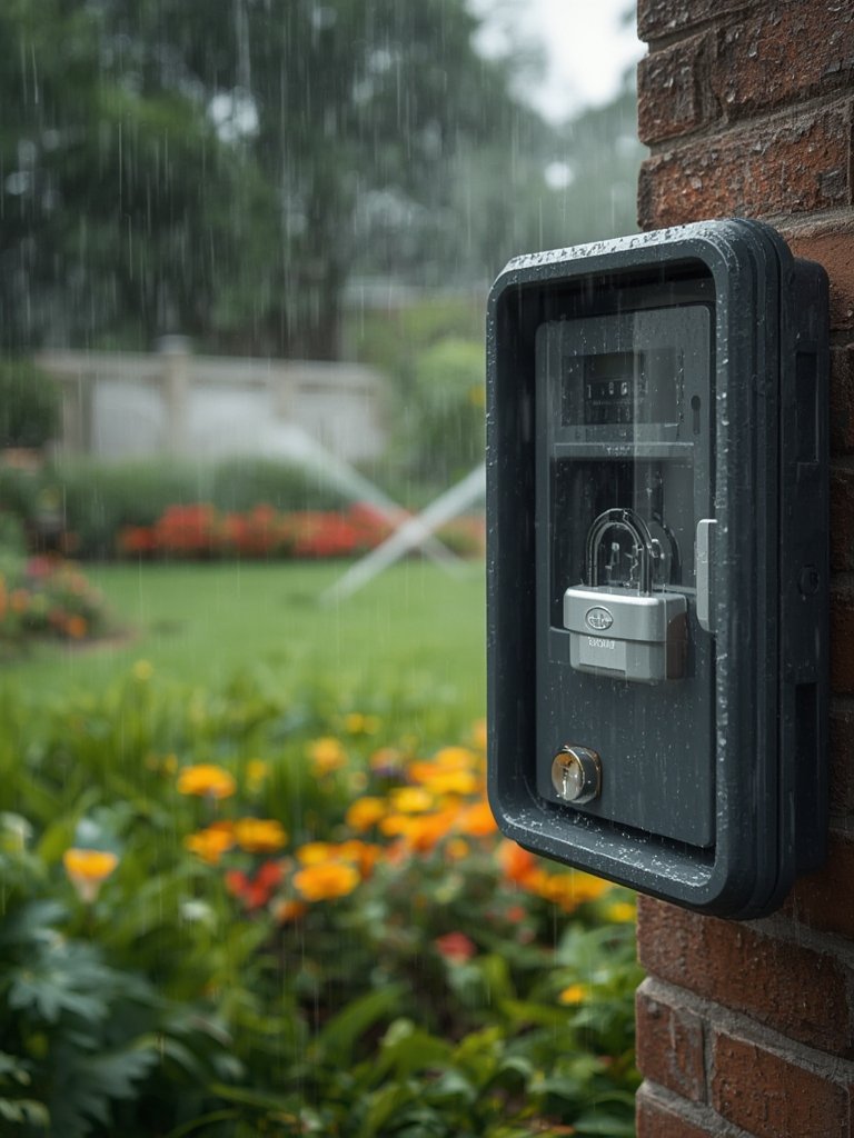 sprinkler enclosure in action