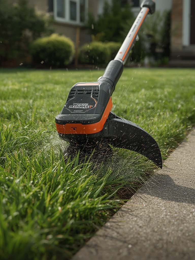 trimmer line in action