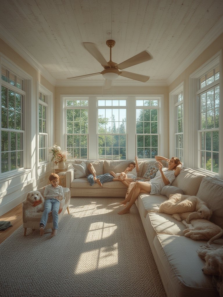 Which Way Should a Ceiling Fan Turn in Summer? Counterclockwise for a Strong Breeze and Lower AC Use 4 which way should ceiling fan turn in summer - Illustration 3