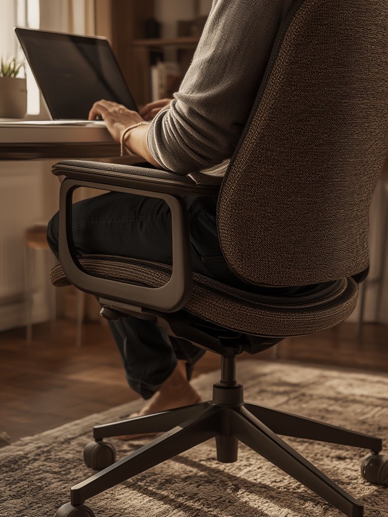 cross chair in action