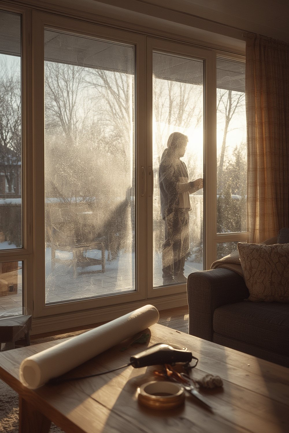 Frost King V73/4T Shrink Film Window Insulation Kit: Draft Seal for Up to 4 Windows 1 window insulation product view