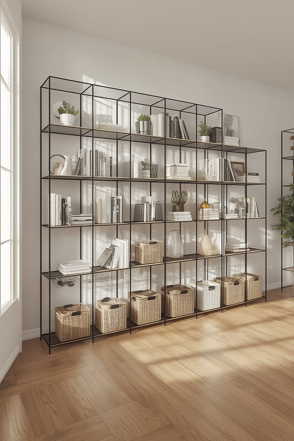 6-Cube Wire Grid Storage Organizer Review: Modular Cube Shelving System 1 wire cubes product view