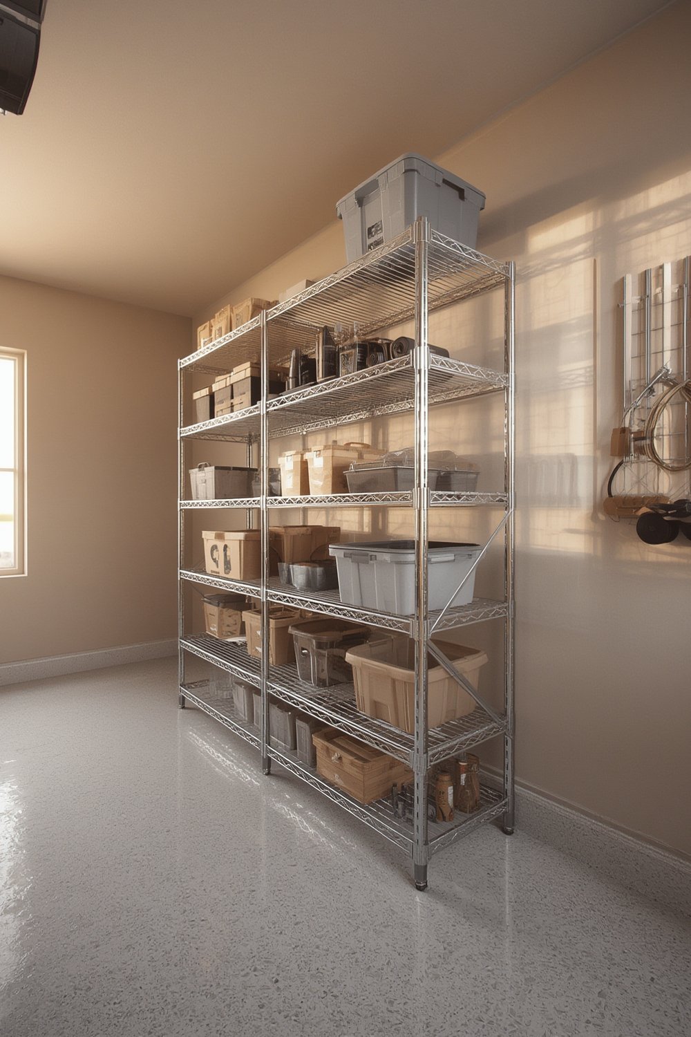 wire shelving product view