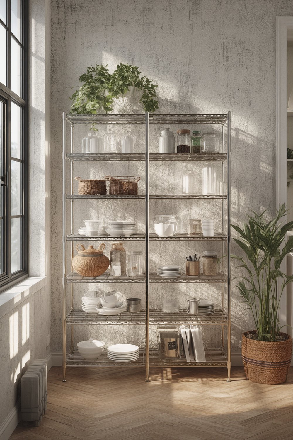 wire shelving product view