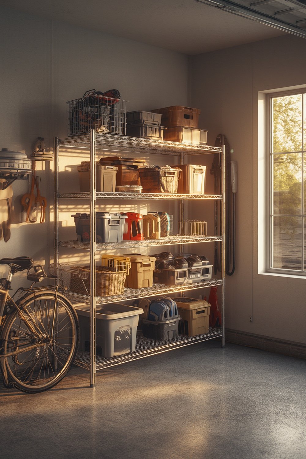 wire shelving product view