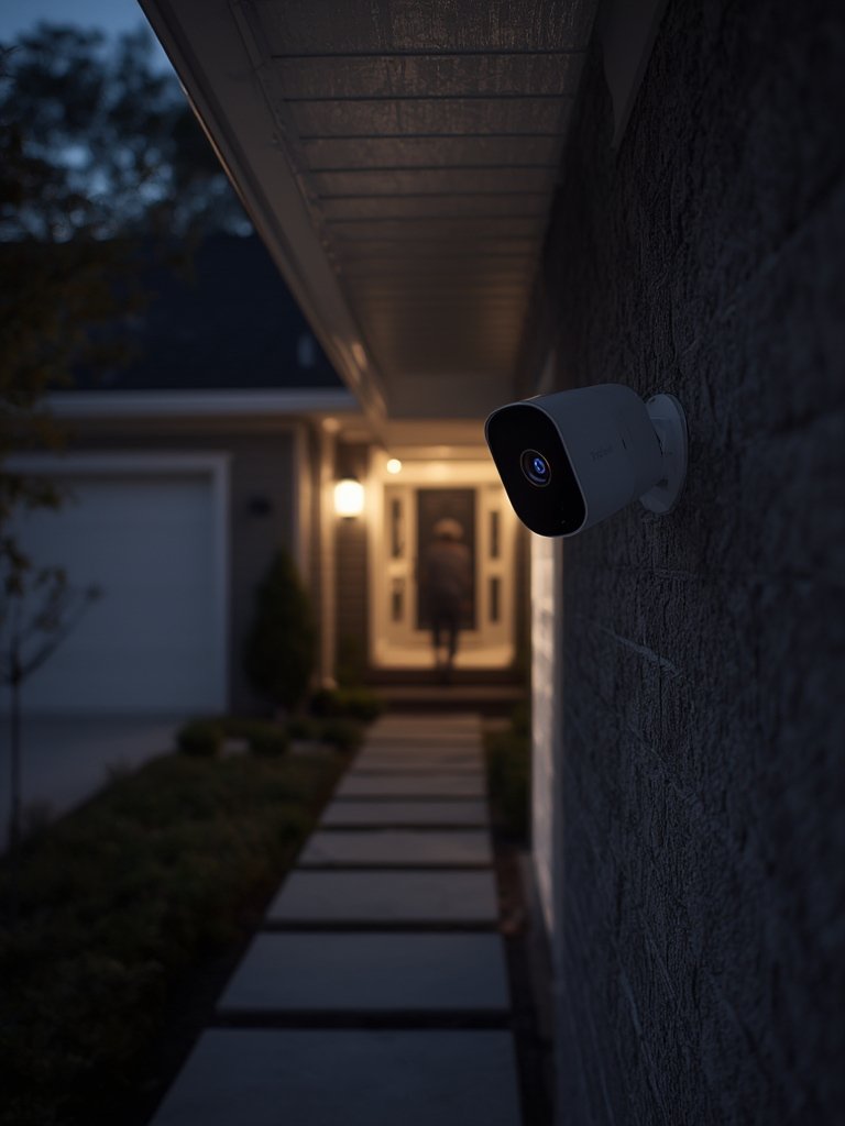 outdoor camera in action