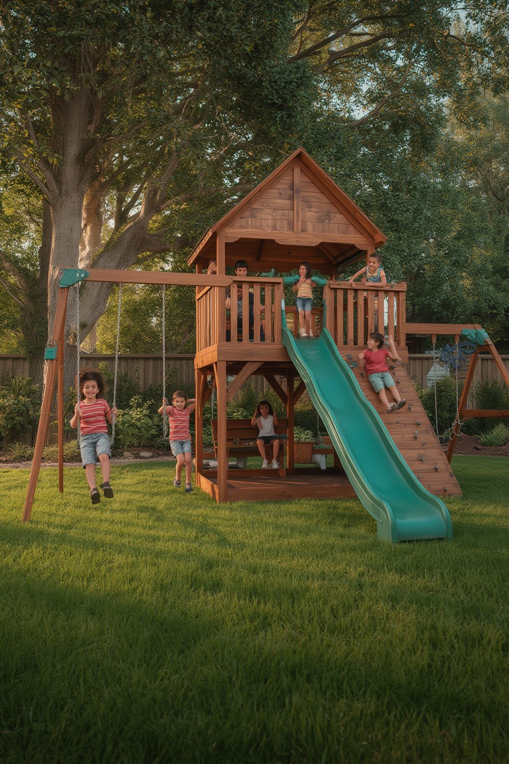 wooden swing product view