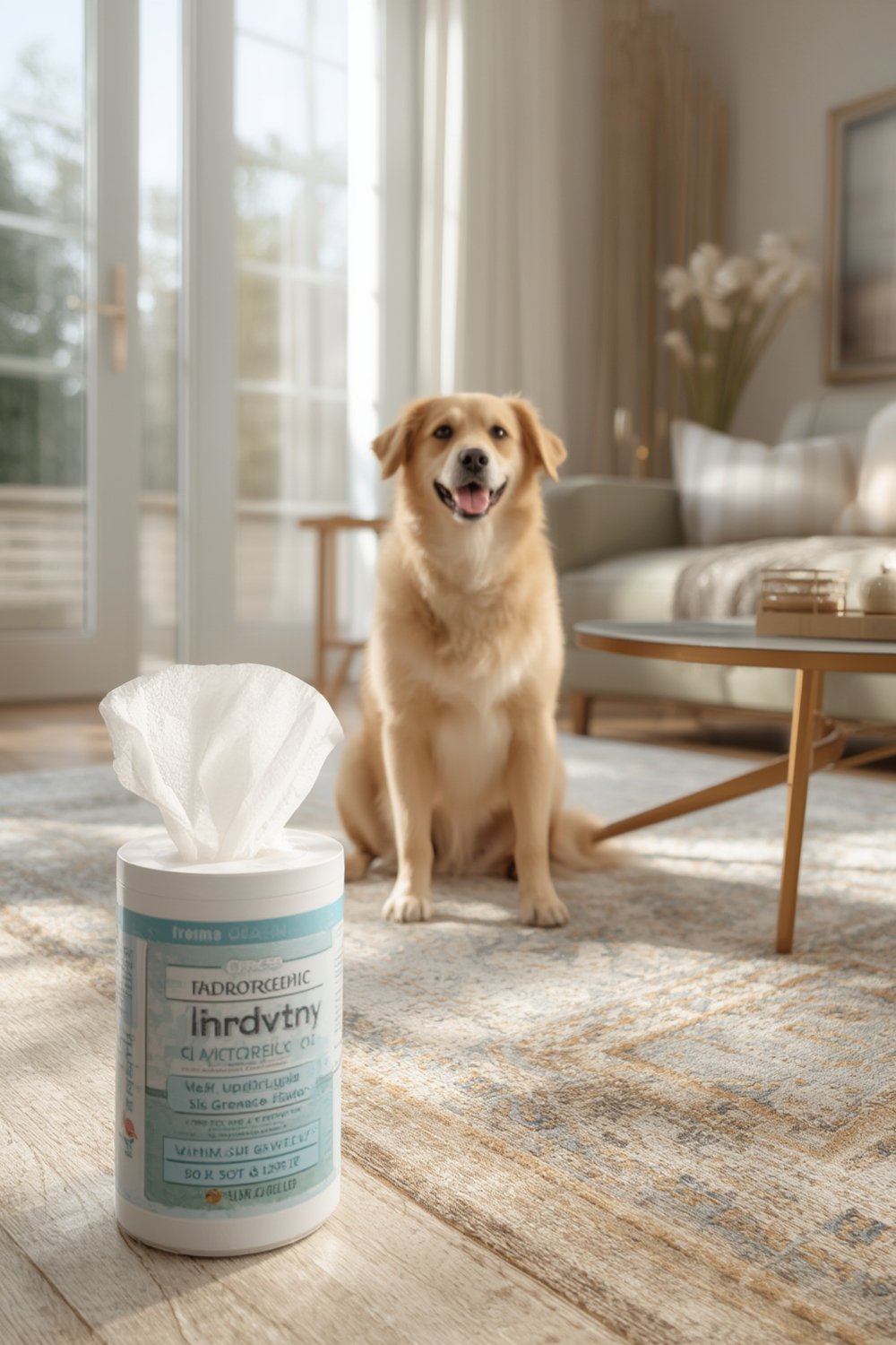 dog wipes product view