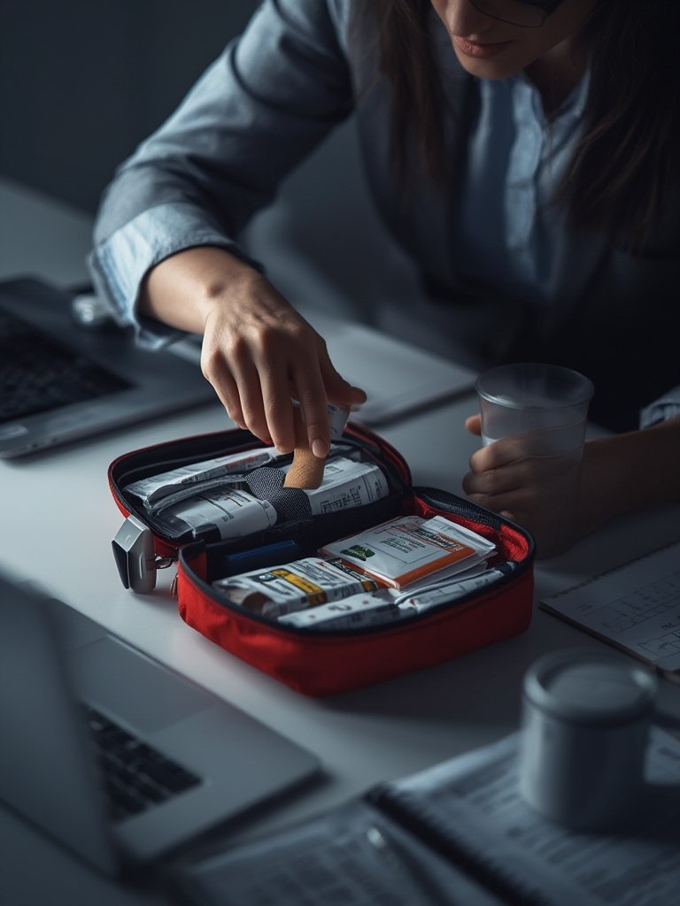 Should You Get the First Aid Only 6060 Emergency Kit for Your Home or Car? 2 emergency kit in action