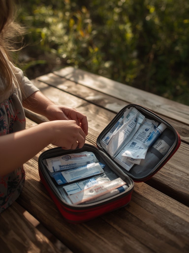 Should You Get the BAND-AID All-Purpose First Aid Kit for Travel & Outdoor Emergencies? 2 first aid in action